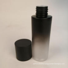 Empty 100ml toner pet bottle for cosmetic usage with gradient